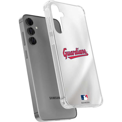 MLB Cleveland Guardians Home Jersey Galaxy S24 Plus Clear Case